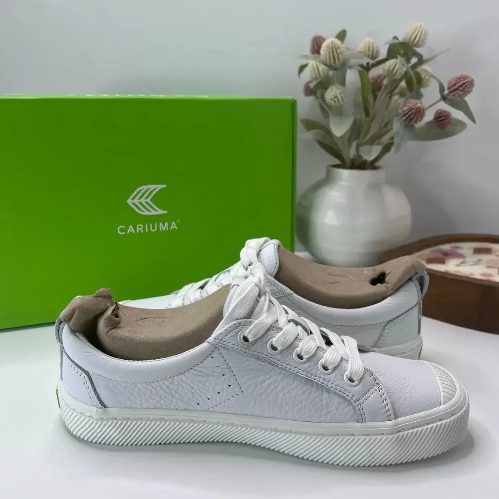 Cariuma OCA Low Casual Leather Sneaker White Women's 8M NWB - Picture 6 of 10